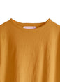 Linen Soft Jersey, LS Drop Shoulder Boat Neck Tee, #  821-798, MARMALADE