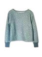 Cotton Tencel Brushed Fleece, LS Clean Boat Neck Sweatshirts, #822-805, HT CHARCOAL, ONE SIZE