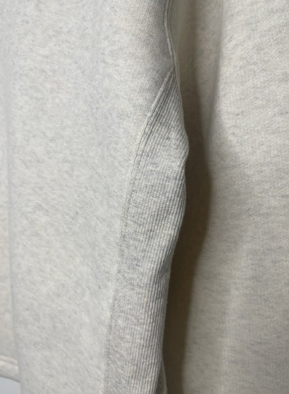 Cotton Tencel Brushed Fleece, LS Clean Boat Neck Sweatshirts, #822-805, OATMEAL, ONE SIZE