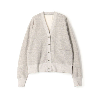 Cotton Tencel Brushed Fleece, LS Cardigan, #822-806, HEATHER GREY, ONE SIZE