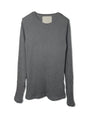 Hi-Soft Double Face, LS Crew Top, #822-807, CHARCOAL