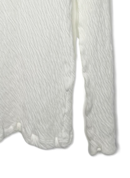 Hi-Soft Double Face, LS Turtle Top, #822-808, WHITE