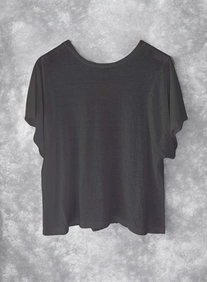 Hemp Jersey, SS Crew, #831-815, BLACK, Hemp 100%