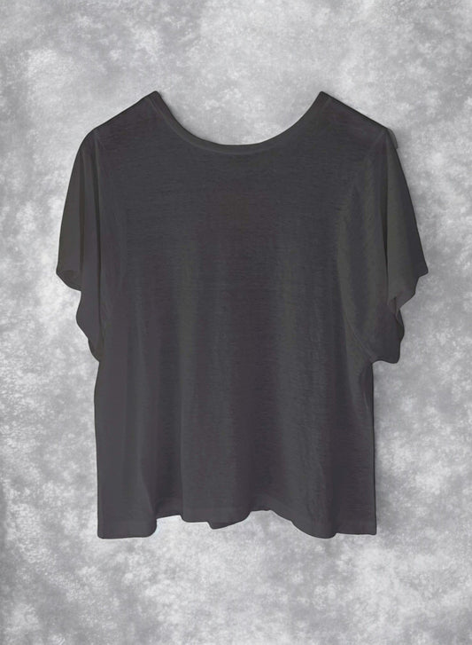 Hemp Jersey, SS Crew, #831-815, BLACK, Hemp 100%