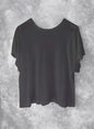 Hemp Jersey, SS Crew, #831-815, BLACK, Hemp 100%