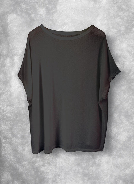 Hemp Seed Stichs, #831-821, OVERSIZED FRENCH SLV, BLACK, One Size Fits All
