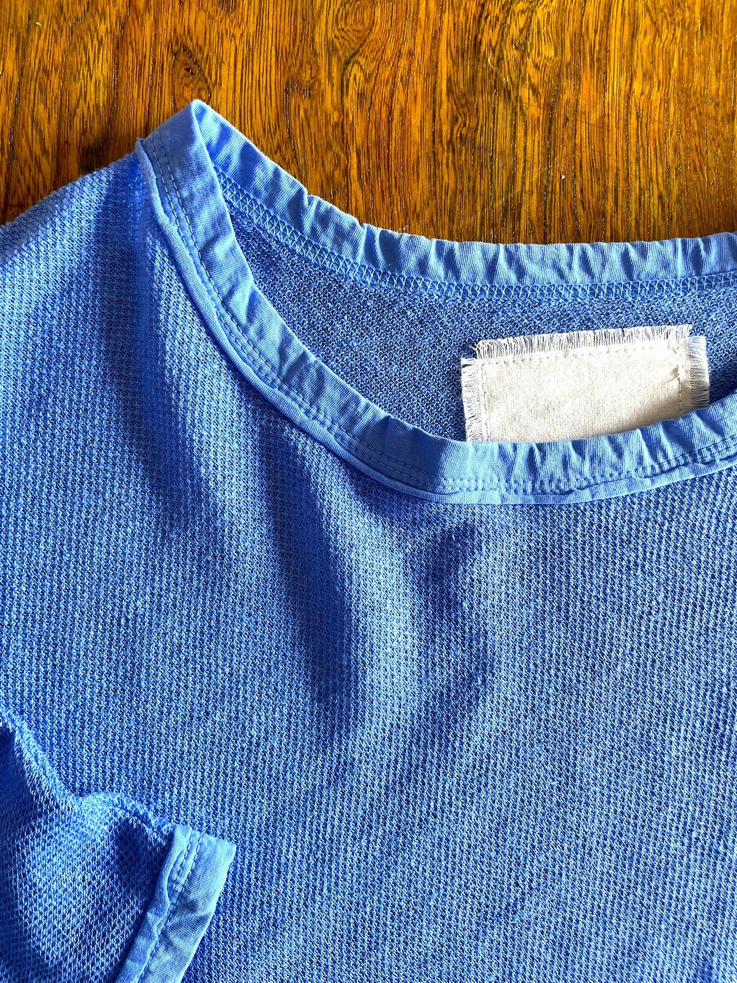 Hemp Seed Stichs, #831-821, OVERSIZED FRENCH SLV, BLUE, One Size Fits All