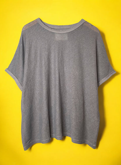 Hemp Seed Stichs, #831-821, OVERSIZED FRENCH SLV, CHARCOAL, One Size Fits All