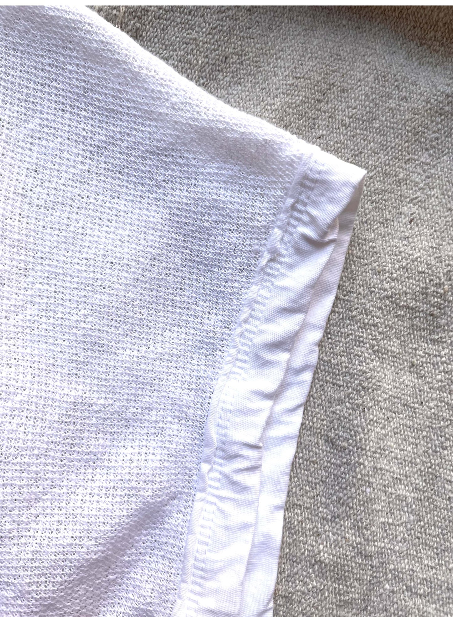 Hemp Seed Stichs, #831-821, OVERSIZED FRENCH SLV, WHITE, One Size