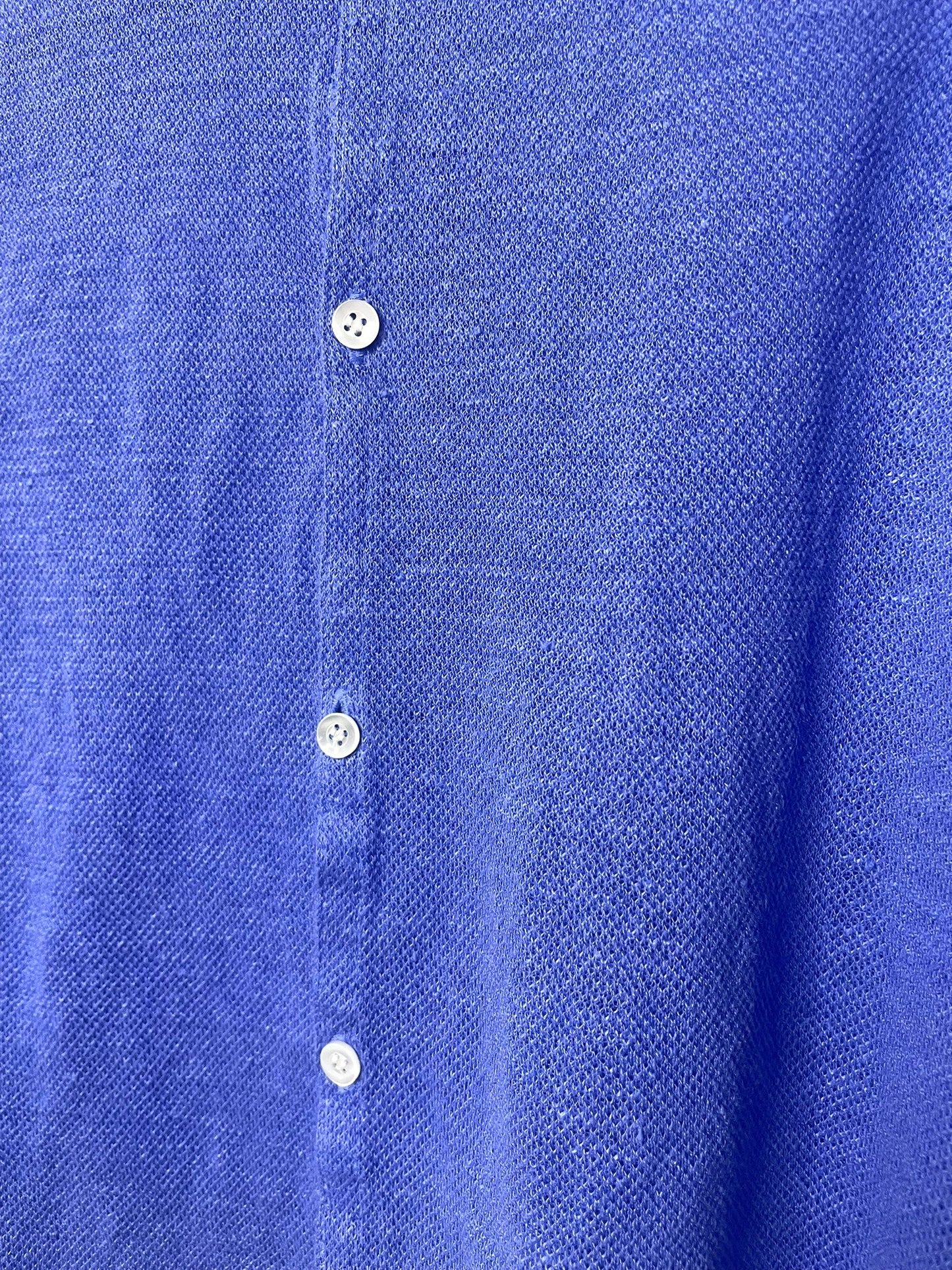 Hemp Seed Stichs,  #831-822, LS CARDIGAN, Hemp 100%, BLUE