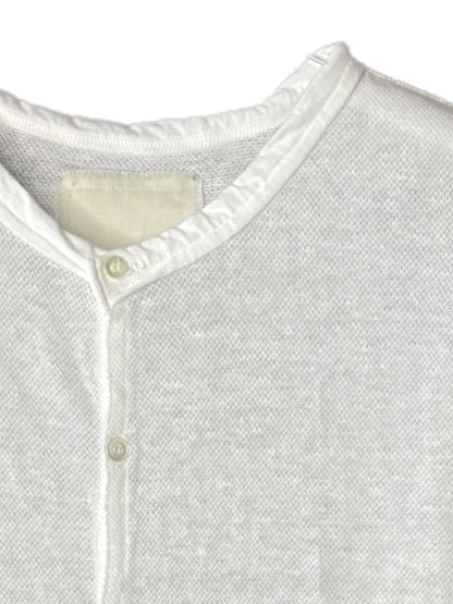 Hemp Seed Stichs,  #831-822, LS CARDIGAN, Hemp 100%, WHITE