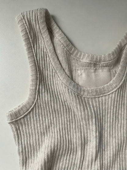 Gauze Rib, TANKTOP, cotton 100%  STYLE #  832-830, ONE SIZE, BLACK