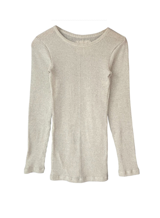 Gauze Rib, LS CREW, cotton 100%  STYLE #  832-831, OAT