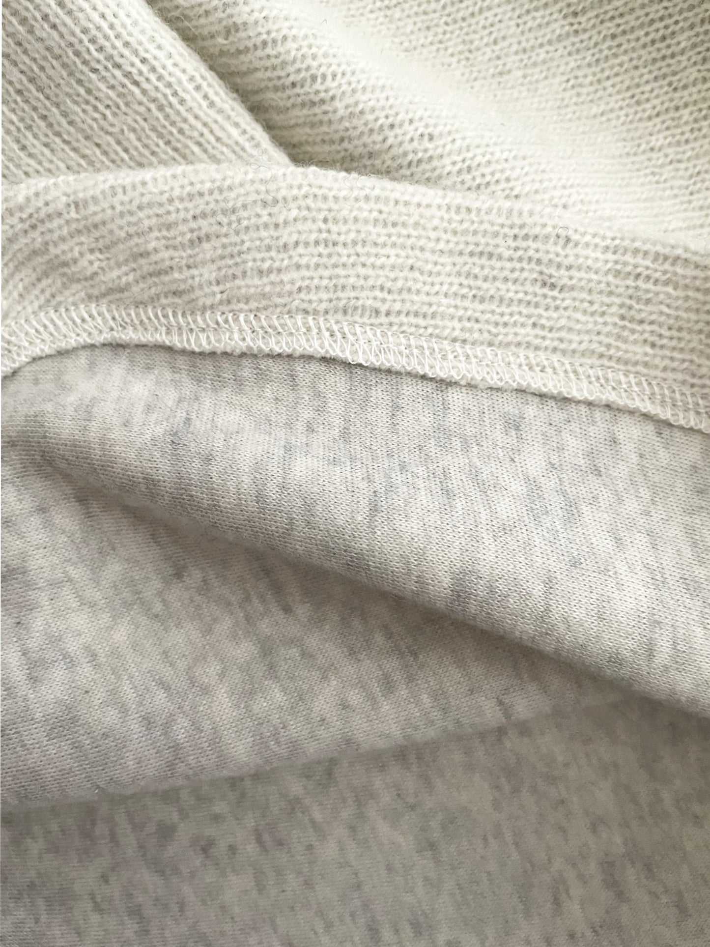 Wool DBL Face, Boat Neck Top, #832-836, 41%cotton, 38%wool, 21%nylon, WHITE, ONE SIZE