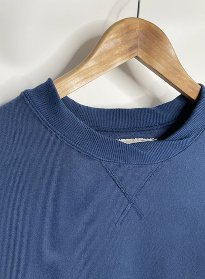 ***UNISEX*** Cotton Fleece, LS Crew Top, 100%cotton, #1320051, NAVY
