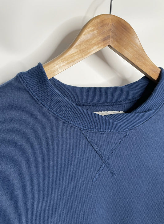 ***UNISEX*** Cotton Fleece, LS Crew Top, 100%cotton, #1320051, NAVY