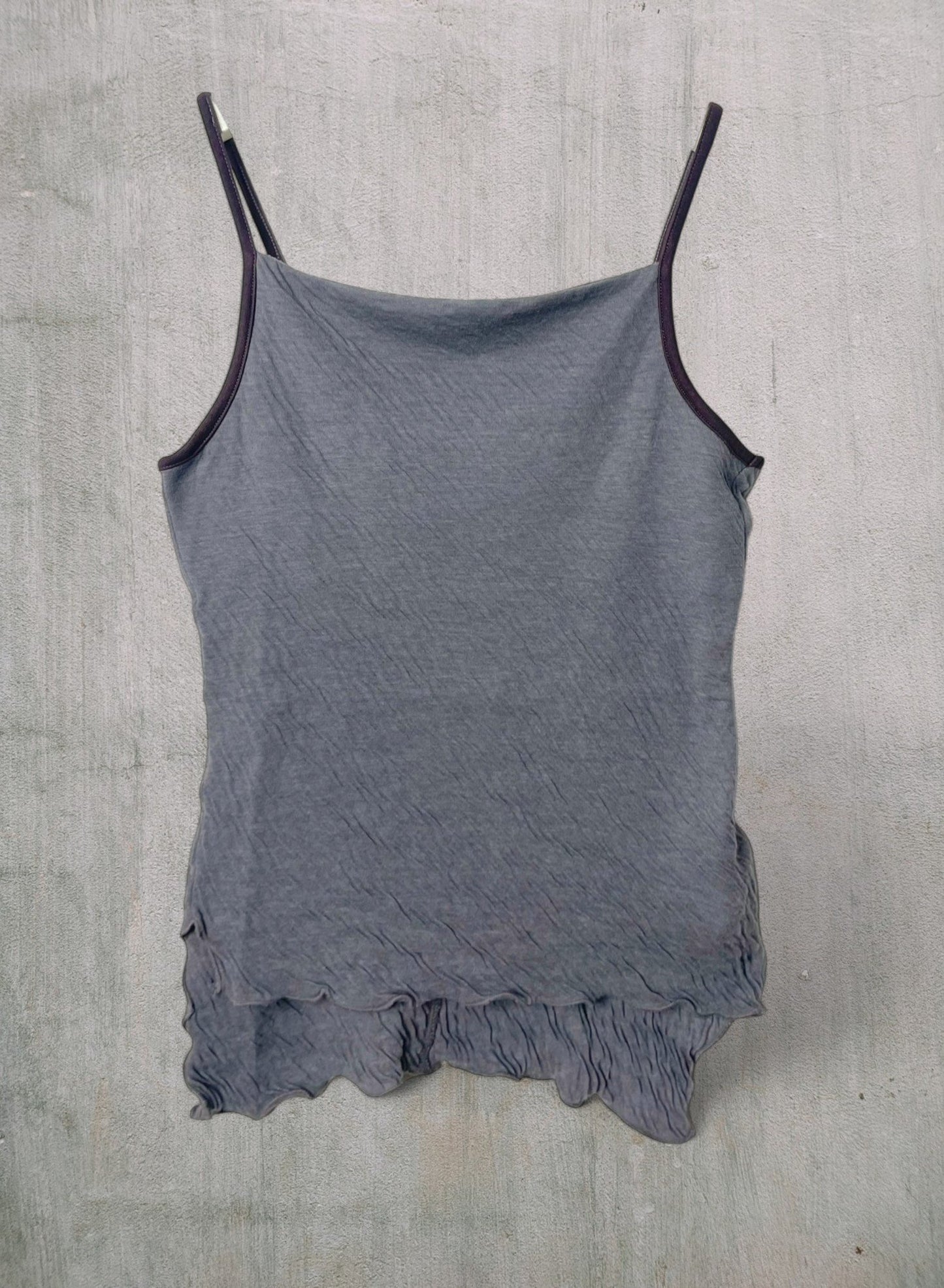 Hi-Soft Double Face, Fabric padded Camisole, #841-845, CHARCOAL