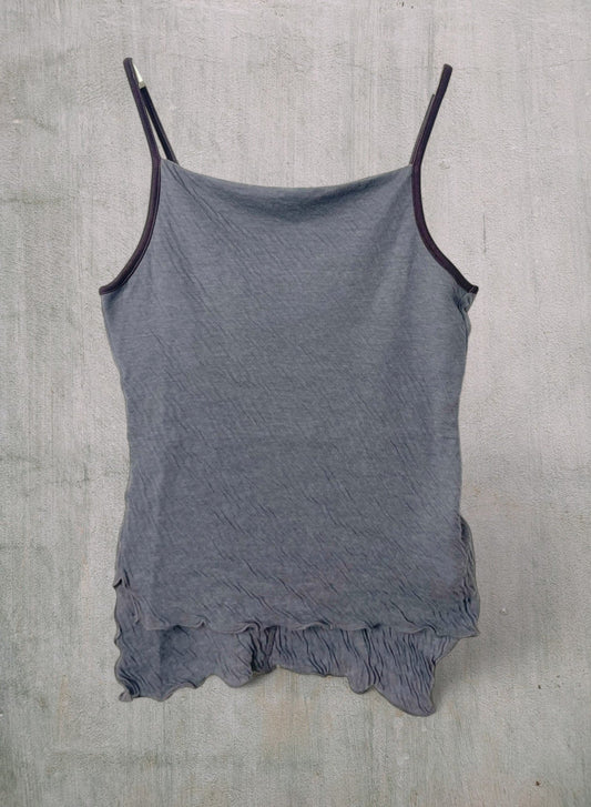Hi-Soft Double Face, Fabric padded Camisole, #841-845, CHARCOAL