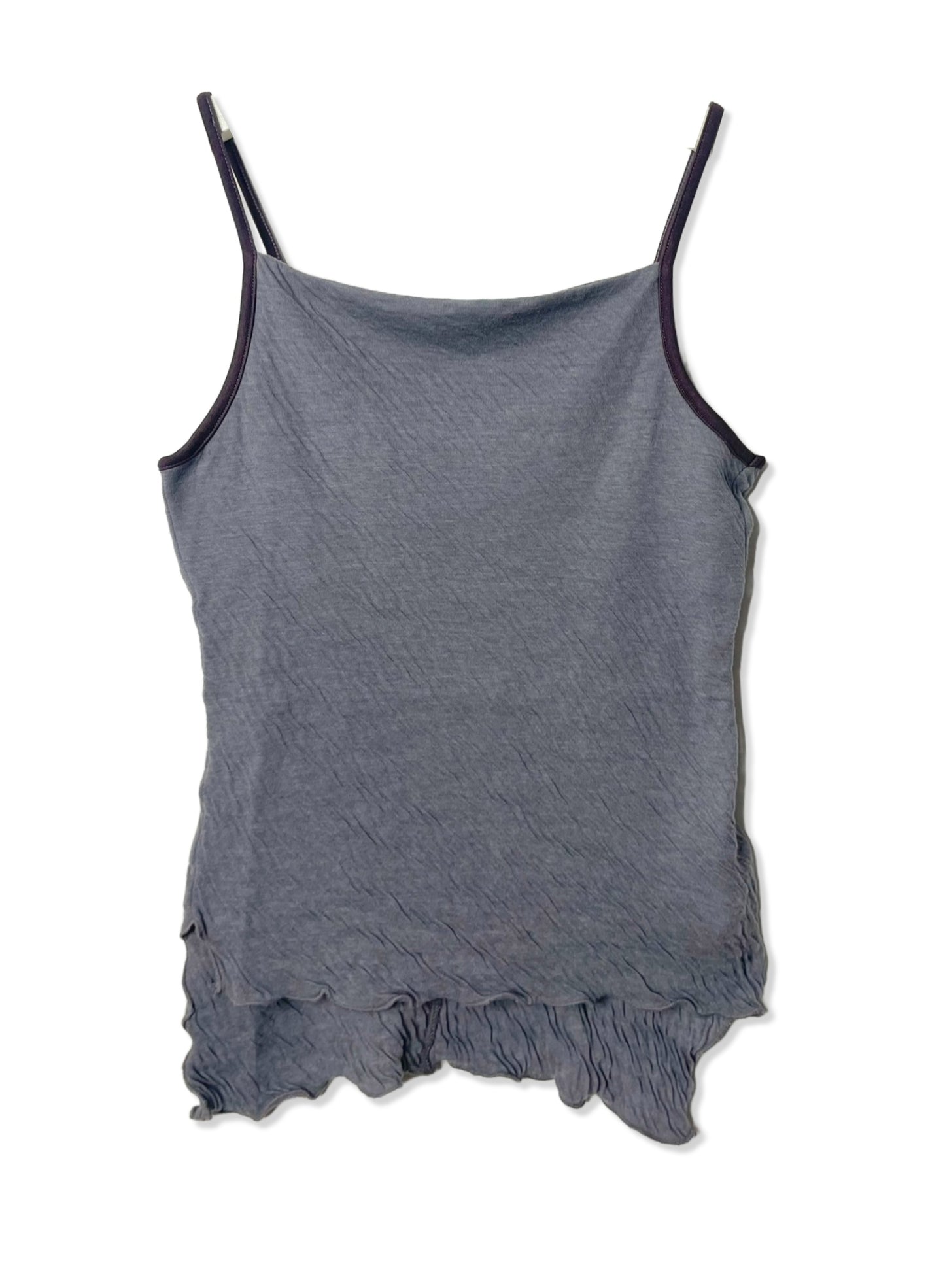 Hi-Soft Double Face, Fabric padded Camisole, #841-845, CHARCOAL