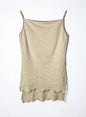 Hi-Soft Double Face, Fabric padded Camisole, #841-845, SAND KHAKI
