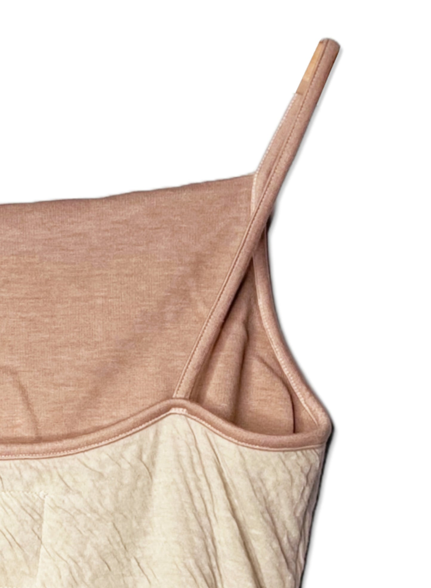 Hi-Soft Double Face, Fabric padded Camisole, #841-845, SAND KHAKI