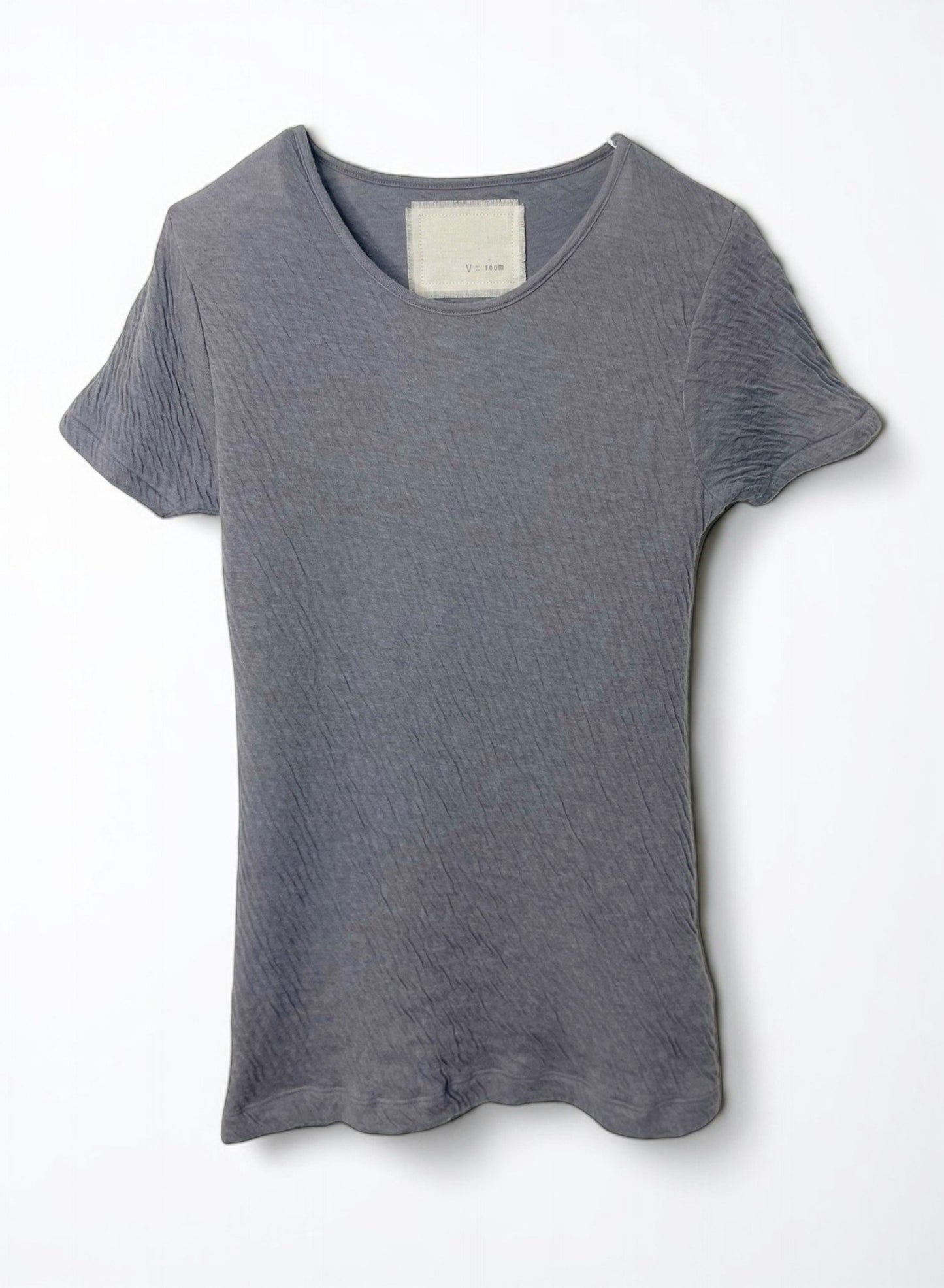 Hi-Soft Double Face, SS Crew Top, #841-846, CHARCOAL