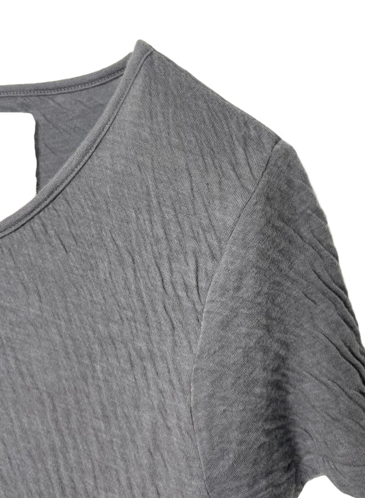 Hi-Soft Double Face, SS Crew Top, #841-846, CHARCOAL