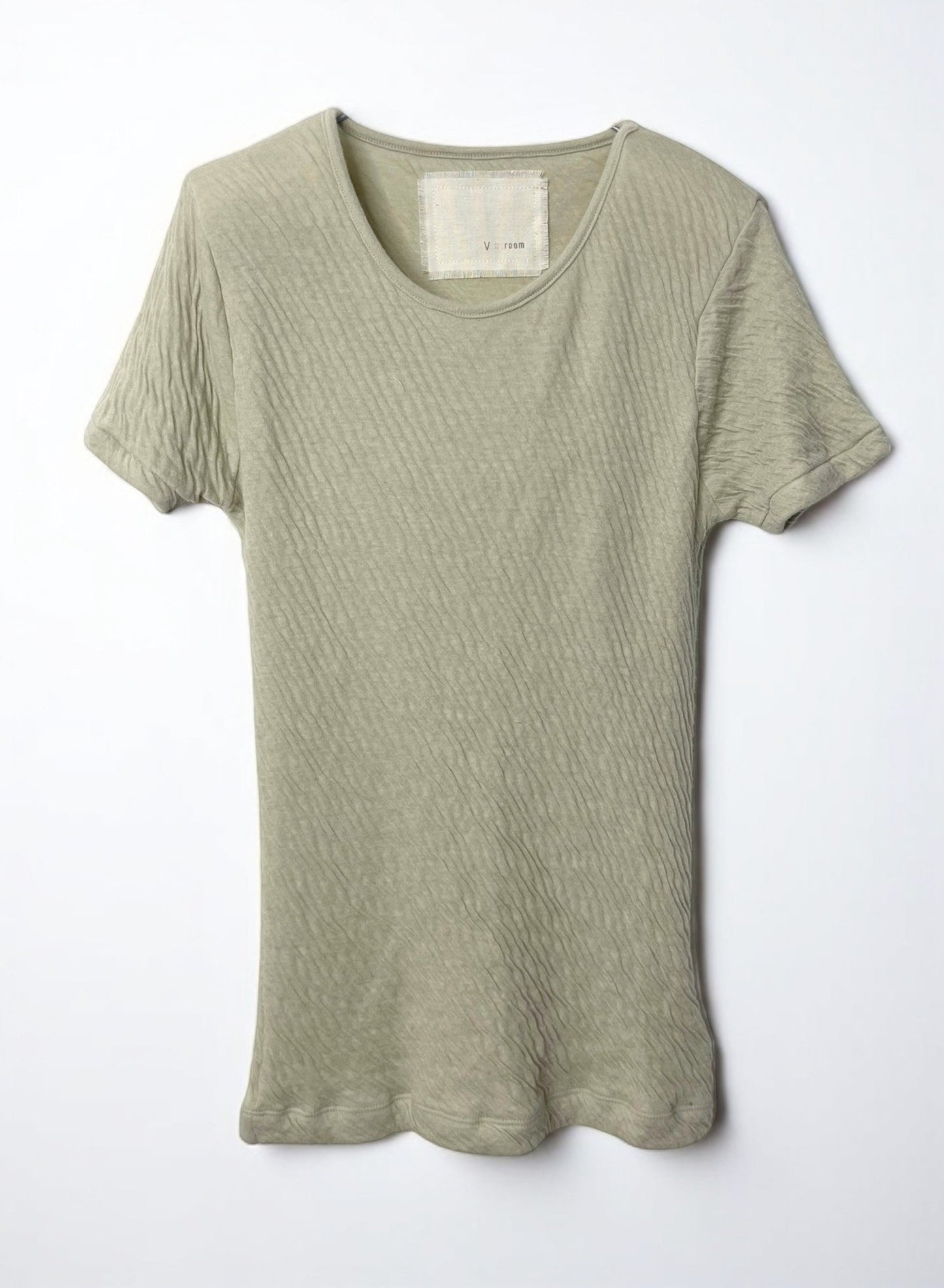 Hi-Soft Double Face, SS Crew Top, #841-846, SAND KHAKI