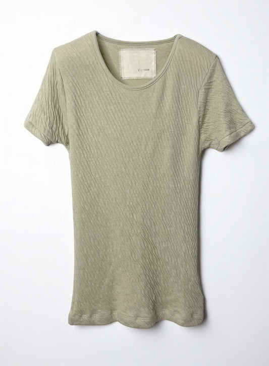 Hi-Soft Double Face, SS Crew Top, #841-846, SAND KHAKI