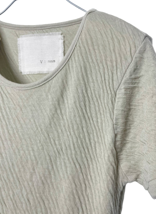 Hi-Soft Double Face, SS Crew Top, #841-846, SAND KHAKI