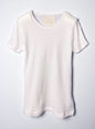 Hi-Soft Double Face, SS Crew Top, #841-846, WHITE