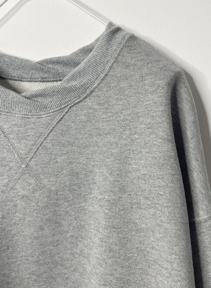 Cotton Fleece, LS CREW, #832-838, 100%cotton, HTHER GREY