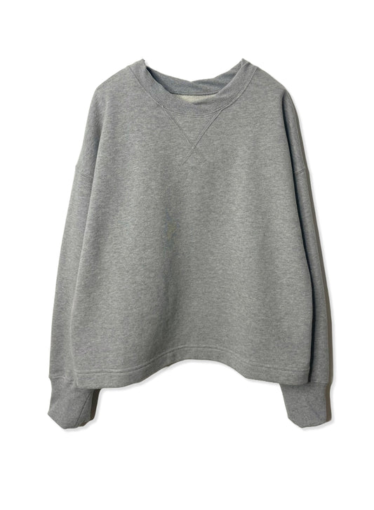 Cotton Fleece, LS CREW, #832-838, 100%cotton, HTHER GREY