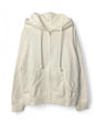 Cotton Fleece, LS Zip Hoodie, #841-856, 100%cotton,WHITE
