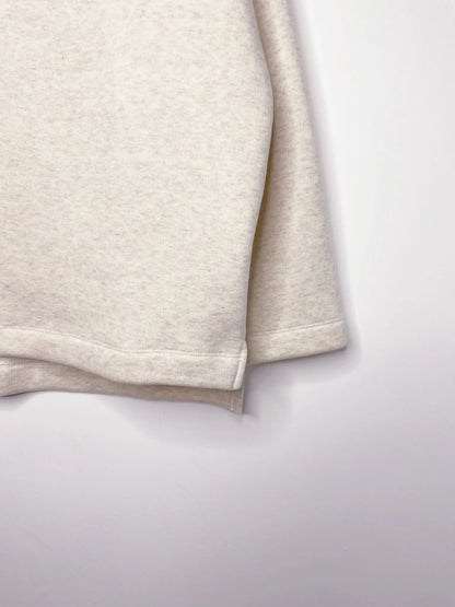 Cotton Tencel Brushed Fleece, LS MOCK NECK PULLOVER, #842-860, OAT, ONE SIZE