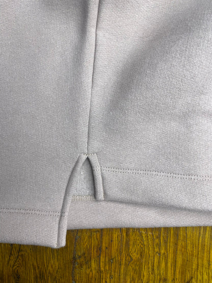 Cotton Tencel Brushed Fleece, LS MOCK NECK PULLOVER, #842-860, TAUPE, ONE SIZE