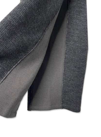 WOOL DBL FACE, 41%Cotton 38%Wool 21%Nylon, #842-868, PANTS, CHARCOAL, OS