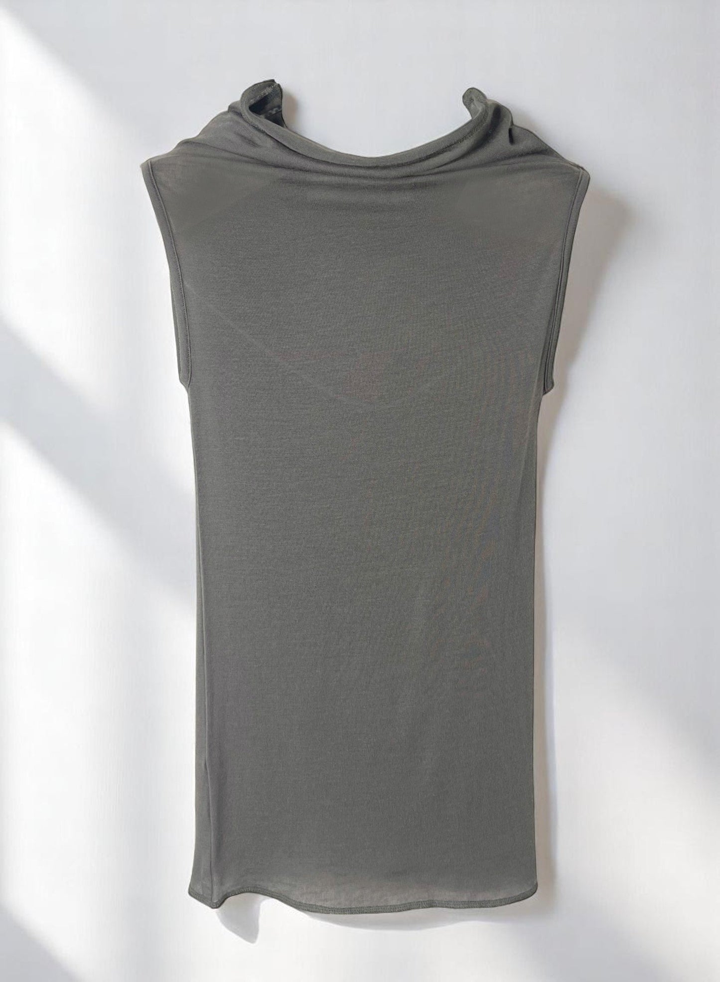 CASHMERE SILK JERSEY, 86%tencel 5%silk 4%cashmere, #842-869, BODY TUBE, Charcoal