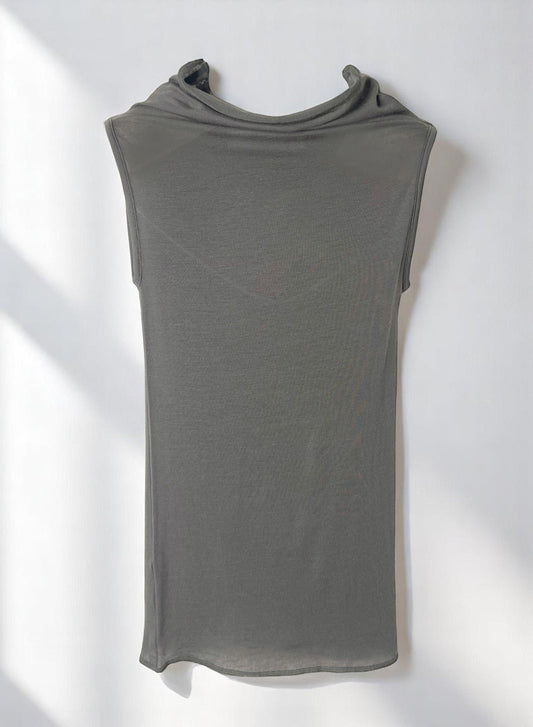 CASHMERE SILK JERSEY, 86%tencel 5%silk 4%cashmere, #842-869, BODY TUBE, Charcoal