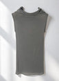 CASHMERE SILK JERSEY, 86%tencel 5%silk 4%cashmere, #842-869, BODY TUBE, Charcoal