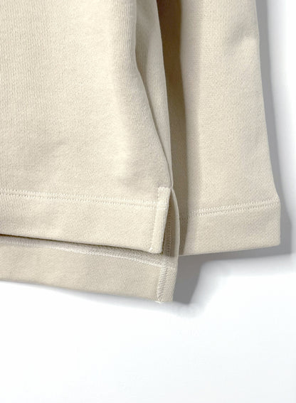 COTTON FLEECE, 100%cotton, LS OVERSIZED TURTLE, 842-873, OATMEAL