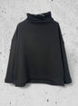 COTTON FLEECE, 100%cotton, LS OVERSIZED TURTLE, 842-873, DARK CHARCOAL