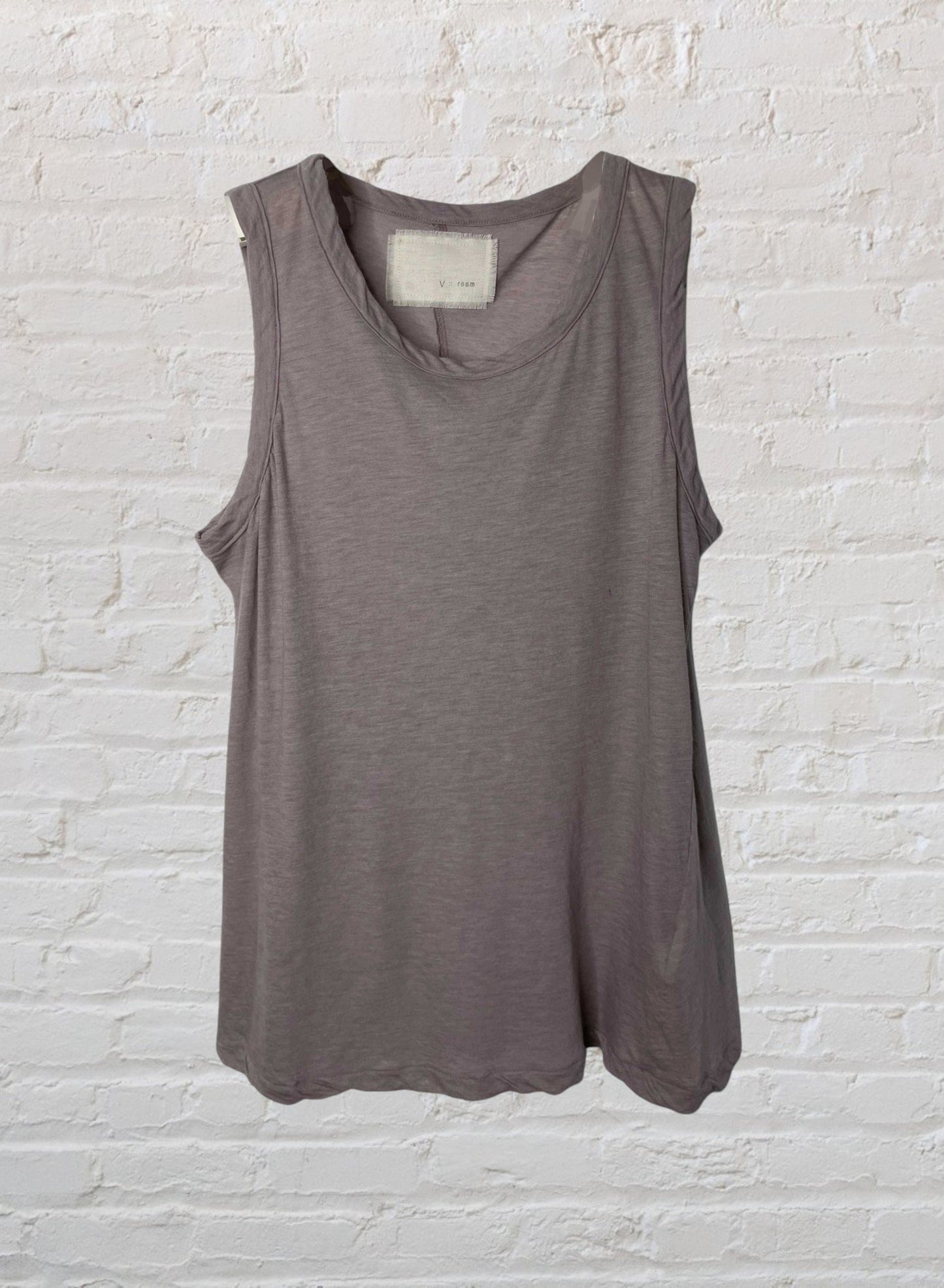 Hi-Soft Jersey, 851-380RE, Tank top, 55%cotton 45%nylon, CHARCOAL