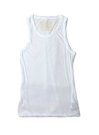 Hi-Soft Jersey, 851-380RE, Tank top, 55%cotton 45%nylon, WHITE