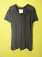 Hi-Soft Jersey, 851-381RE, SS Crew Top, 55%cotton 45%nylon, BLACK