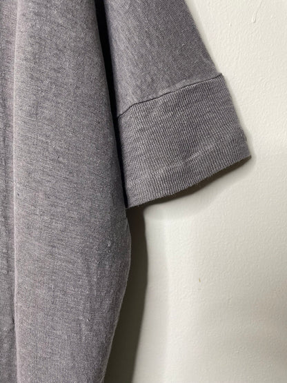 Hemp Jersey, Oversized SS Crew, 851-880, Hemp 100%, CHARCOAL, One Size Fits All
