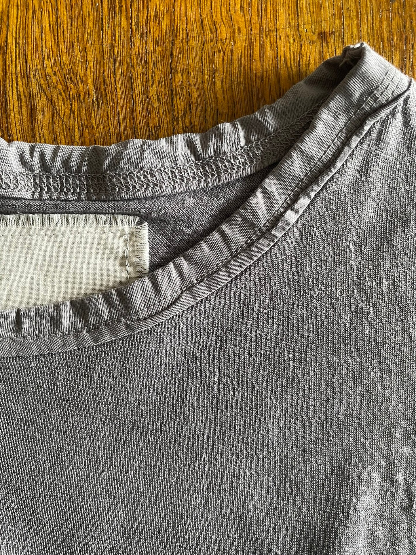 Hemp Jersey, Oversized SS Crew, 851-880, Hemp 100%, CHARCOAL, One Size Fits All