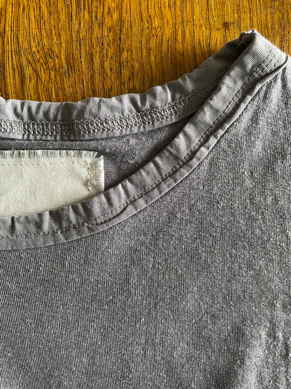 Hemp Jersey, Oversized SS Crew, 851-880, Hemp 100%, CHARCOAL, One Size Fits All