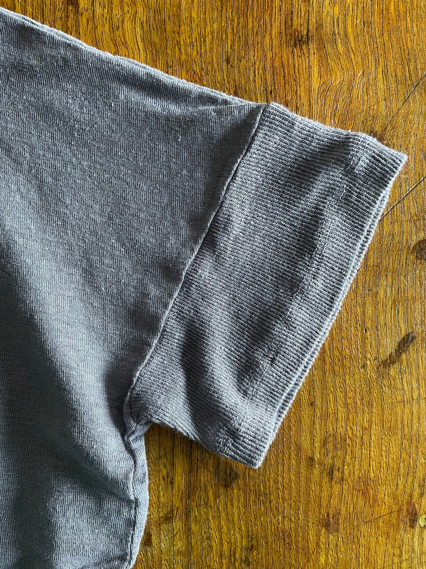 Hemp Jersey, Oversized SS Crew, 851-880, Hemp 100%, CHARCOAL, One Size Fits All