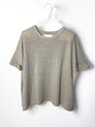 Hemp Jersey, Oversized SS Crew, 851-880, Hemp 100%, SAND KHAKI, One Size Fits All